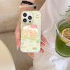 Green Splash Ink Matcha Cake Magnetic Suction Bracket for iphone11Promax Apple 11 Mobile Phone Case 11 Double Layer 11