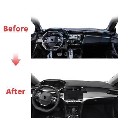 Fit for Peugeot 408 2025-2025 Fastback Dashmat Dashboard Cover Pad DashMat Sunshade Protective Carpet Car Leather Accessories