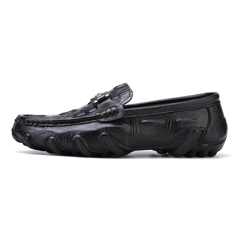 Men's Leather Moccasins Slip On Casual Shoes Loafers Driving Shoes