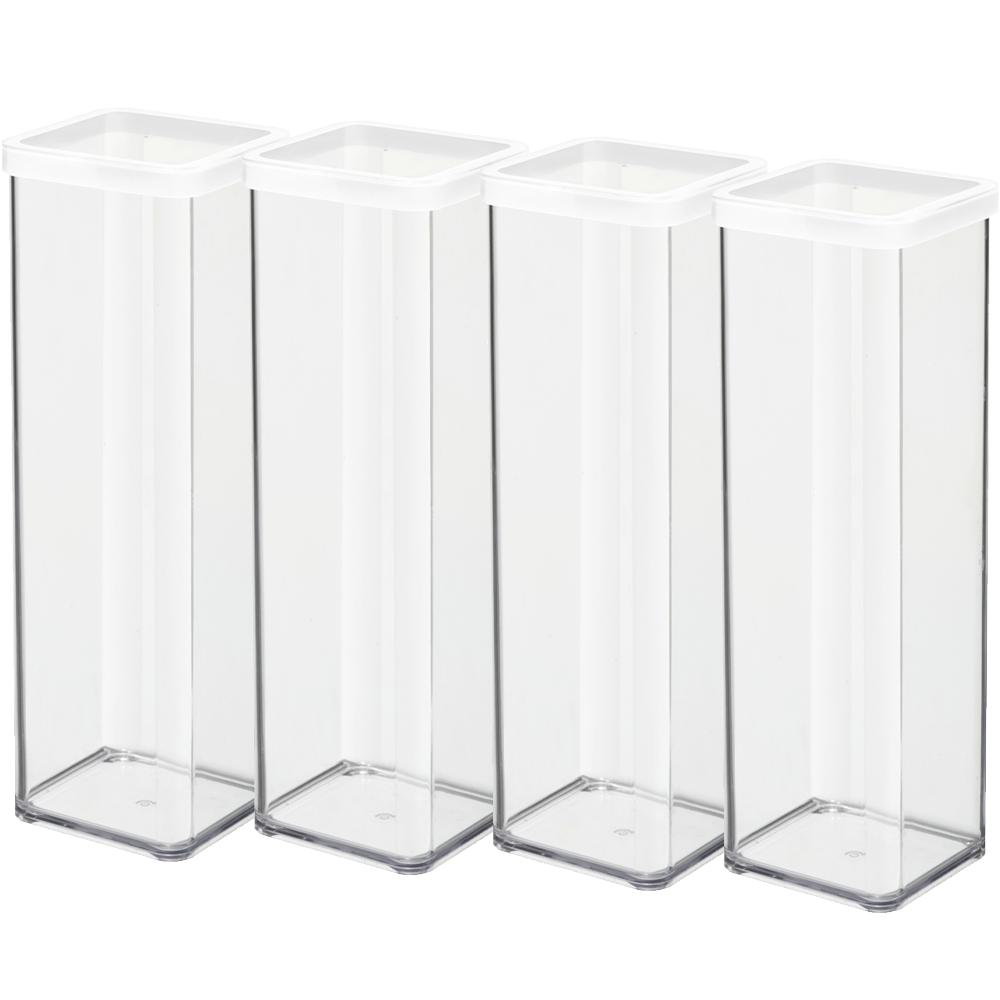 Contenitori per alimenti in plastica Rotho Loft 4 pezzi 2l