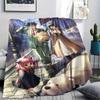 1 Pezzo Coperta in Flanella con Stampa Cartone Animato, Alta Qualità Confortevole per Tutte le Stagioni, Decorazione per la Casa, Calore e Comfort, Perfetta per Regalo di Natale Compleanno