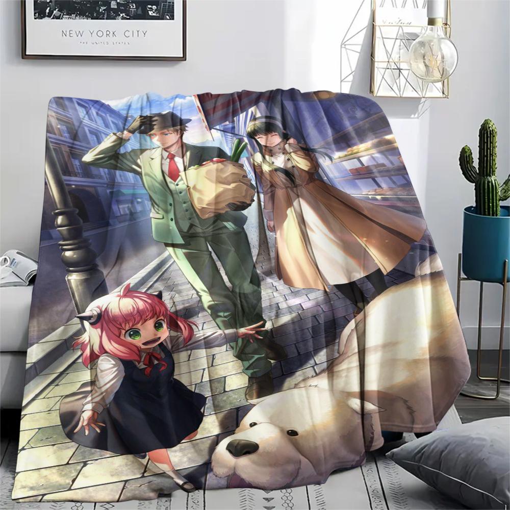 1 Pezzo Coperta in Flanella con Stampa Cartone Animato, Alta Qualità Confortevole per Tutte le Stagioni, Decorazione per la Casa, Calore e Comfort, Perfetta per Regalo di Natale Compleanno