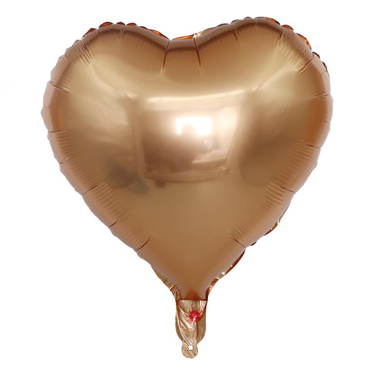 18\" Heart-Shaped Foil Balloon - Wedding, Engagement, Love Decoration