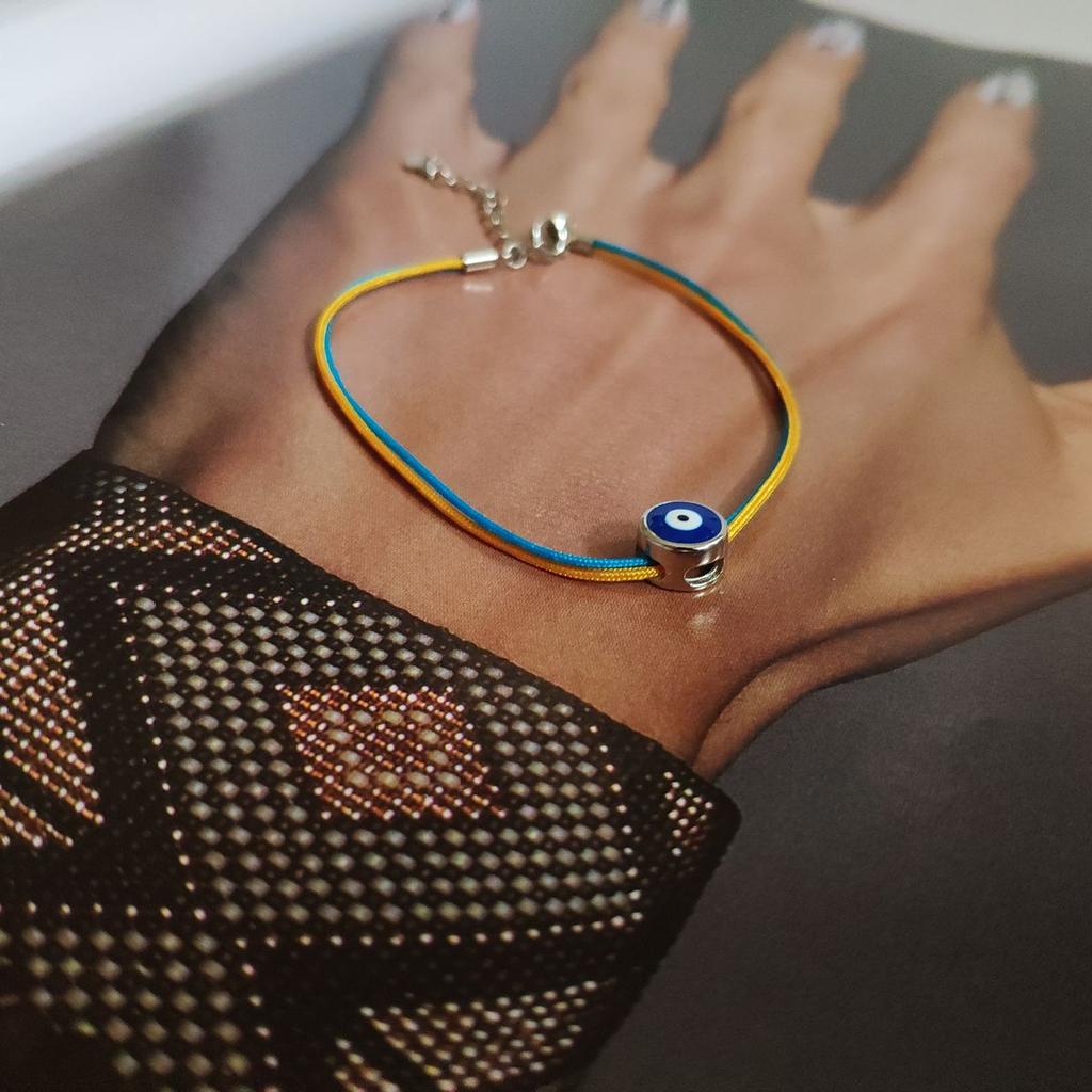 Silbernes Armband mit Emaille (2134008)