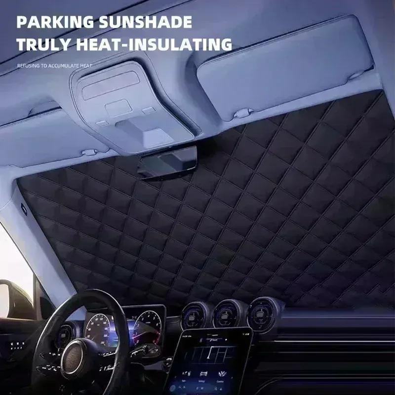 1 pièce Bouclier Neige Hivernal pour Voiture Pare-brise Avant Anti-gel Antigel Pare-soleil Housse Protection Pare-soleil Pour BMW MINI