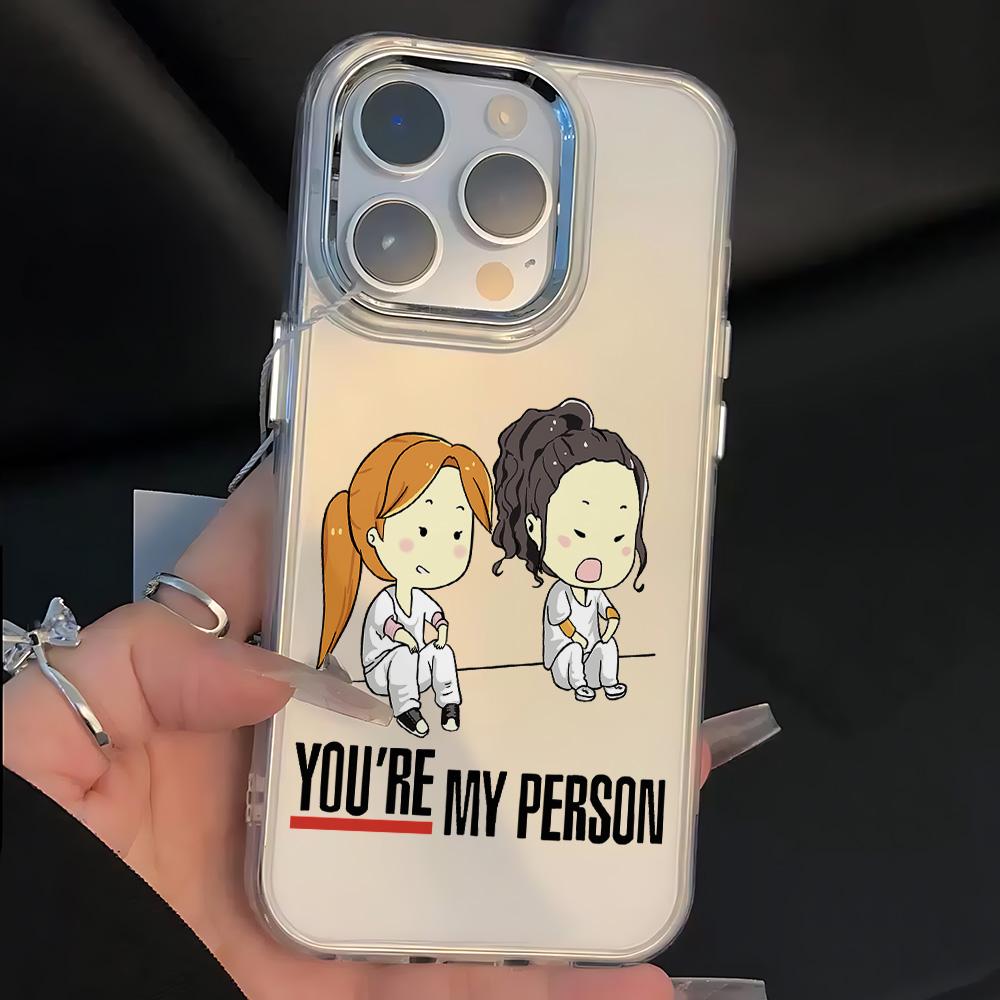 TV G-Greys AnatomyS You Are My Person Phone Case For Samsung Galaxy A73 A16 A35 A55 A25 A15 A56 A54 A36 A34 A24 A26 4G 5G Cover