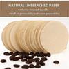 High Density Round Coffee Filter Paper Coffee Accessories Filter Without Residue Moka Pot Paper Filter Soft Texture
