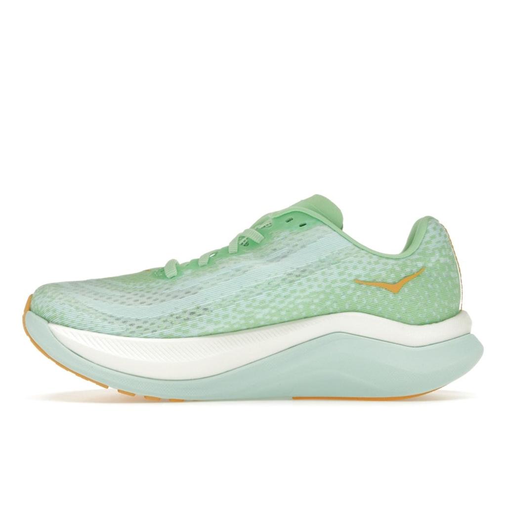 HOKA  Mach X Lime Glow Women Sneakers Blue Sunlit-Ocean 1141451-LGSO