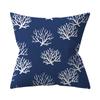 Navy Blue Mandala Nordic Geometric Pillowcase 45x45 Cushion Cover Decorative Pillow Sofa Cushion Home Decor Polyester