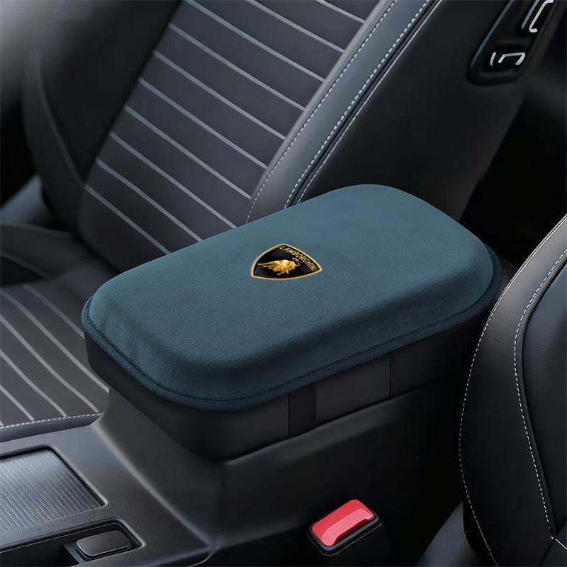 Sudue Car Armrest Box Mats Auto Center Console Cover For Lamborghini LP570 LP610 Urus LP700 LP770 Gallardo Aventador Accessories AA11