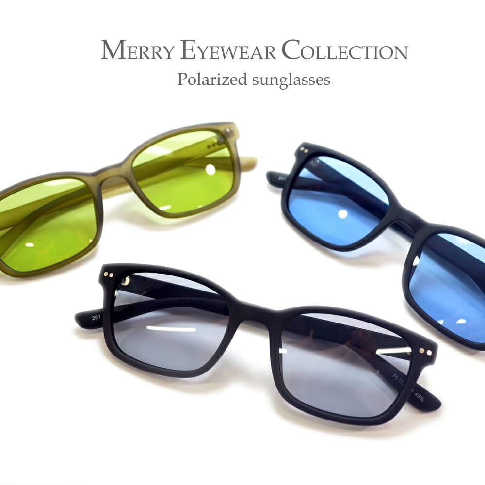 [MERRY PLEASURE] Polarized Sunglasses for Fishing, Sports, Driving, Ultra-lightweight, Fashion Glasses, Men's & Women's, UV Protection, Square & Oval