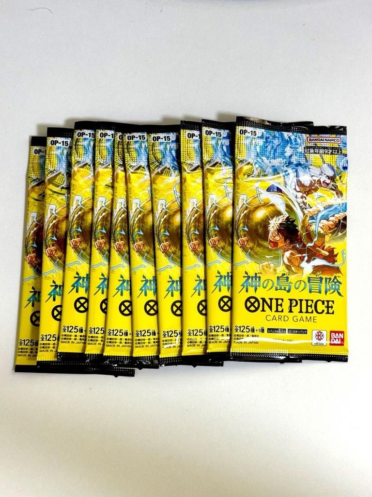 10PACKS OP-15 Adventure Island God One Piece Japanese SEALED FS