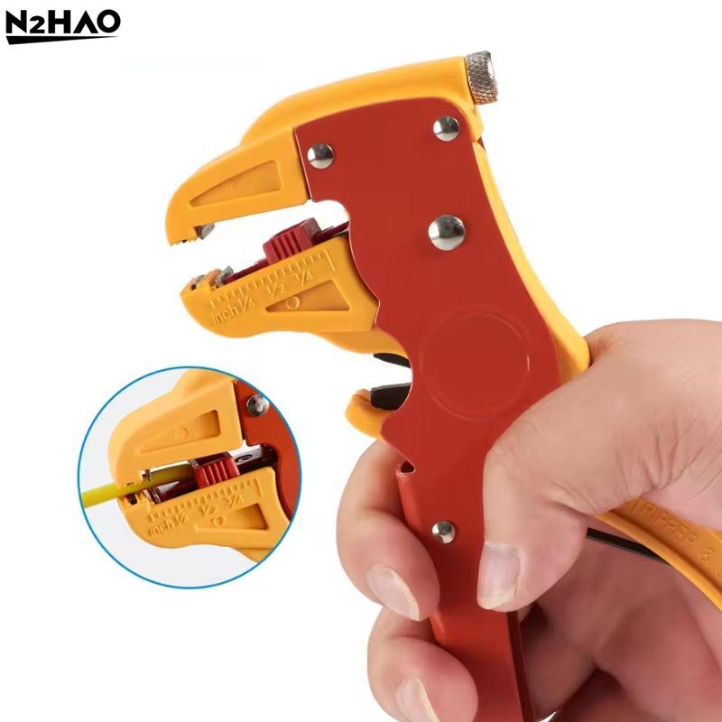 1PCS Reset Spring Cable Crimper Convenient Cutters Practical Tool Carbon Steel Portable Multifunctional Duckbill Wire Strippers