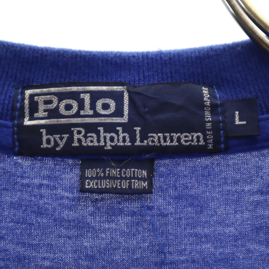 Polo by Ralph Lauren Short Sleeve Polo Shirt L Blue Men's Used