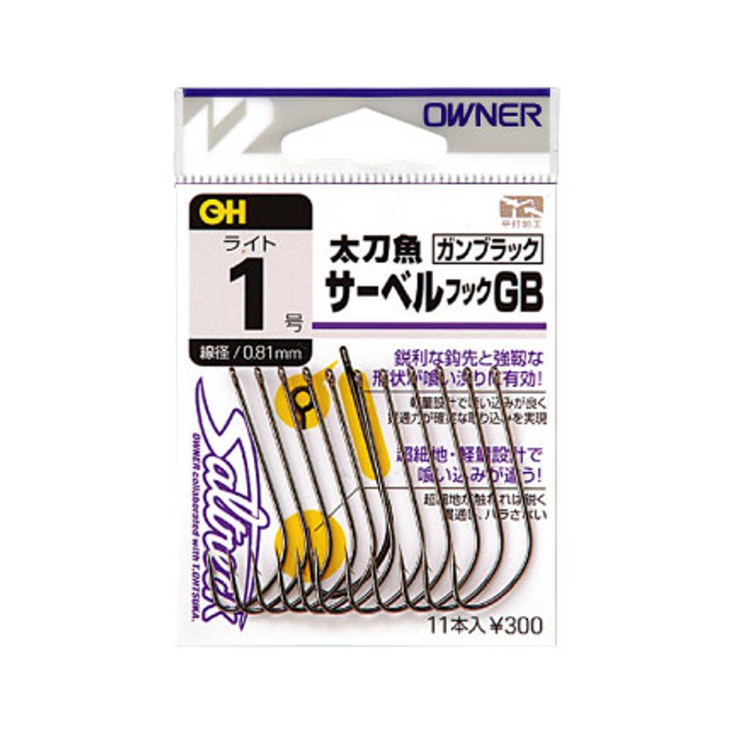 OWNER Rose Hairtail Saber Hook GB 1/0 issue 1/0