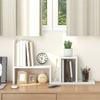 Modulair Bureau Rek Multifunctionele Bureau Organizer 2 Stuks MDF Wit