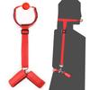 Erotic HandCuffs Mouth Gag BDSM Bondage Restraints Sex Toys for Couples Open Mouth Ball Backhand Cuffs Tied Up Adult Game