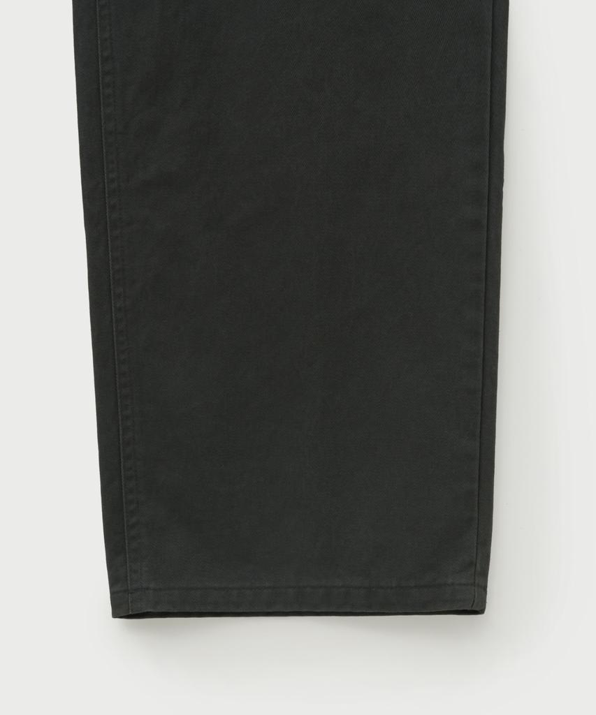 Seteo (W) Dyed Semi-Wide Fatigue Pants Charcoal