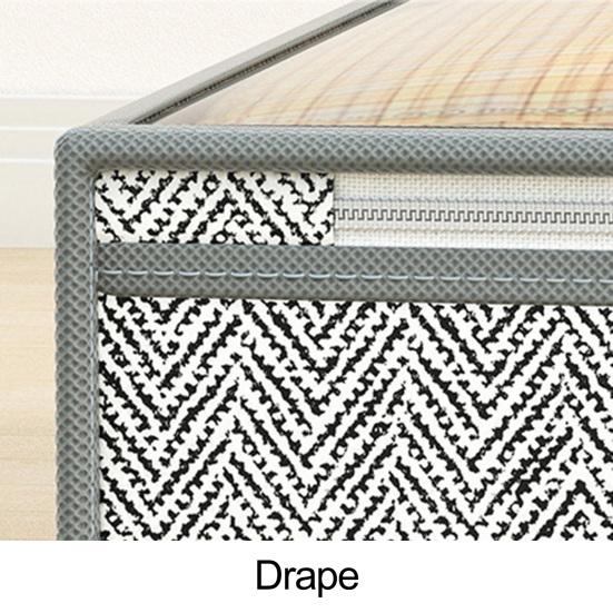 Underbed Storage Containers Maximize Space Large Capacity Clear Top Cover Reinforced Sides with Handle Sturdy Low Profile Storage Bag