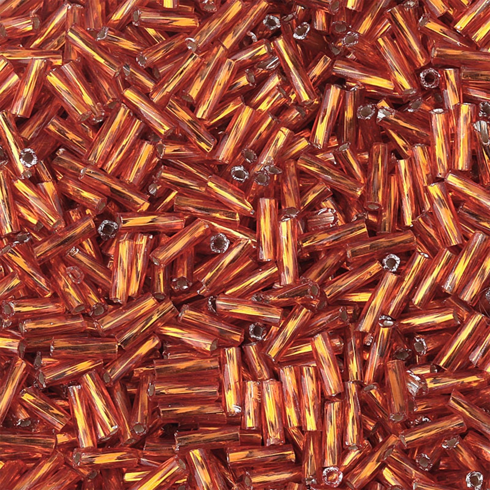 

Новый размер 30 г/пакет цветной позолоченный 2.5X12.мм трубчатый бисер стеклянный бисер для одежды аксессуар для рукоделия One Size оранжевый