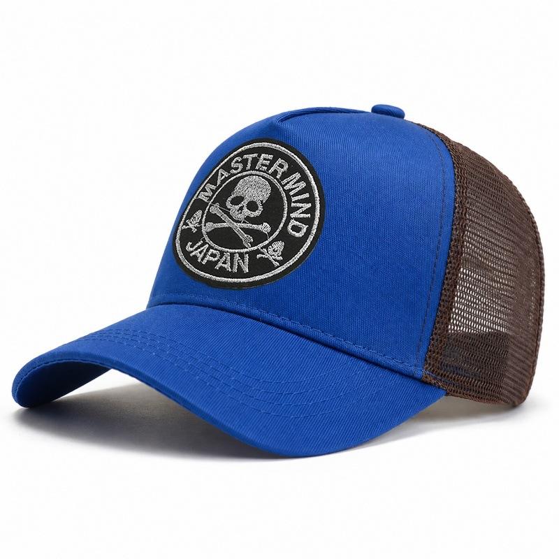 Embroidered cap Men's high-top mesh baseball cap Women's enlarged deepened hat Summer breathable driver's hat