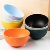 Cross-border PP Plastic Bowl Set - Multi-purpose for Dormitory: Includes Water, Fruit, Salad, Noodle, Soup, and Rice Bowls. Large Size.