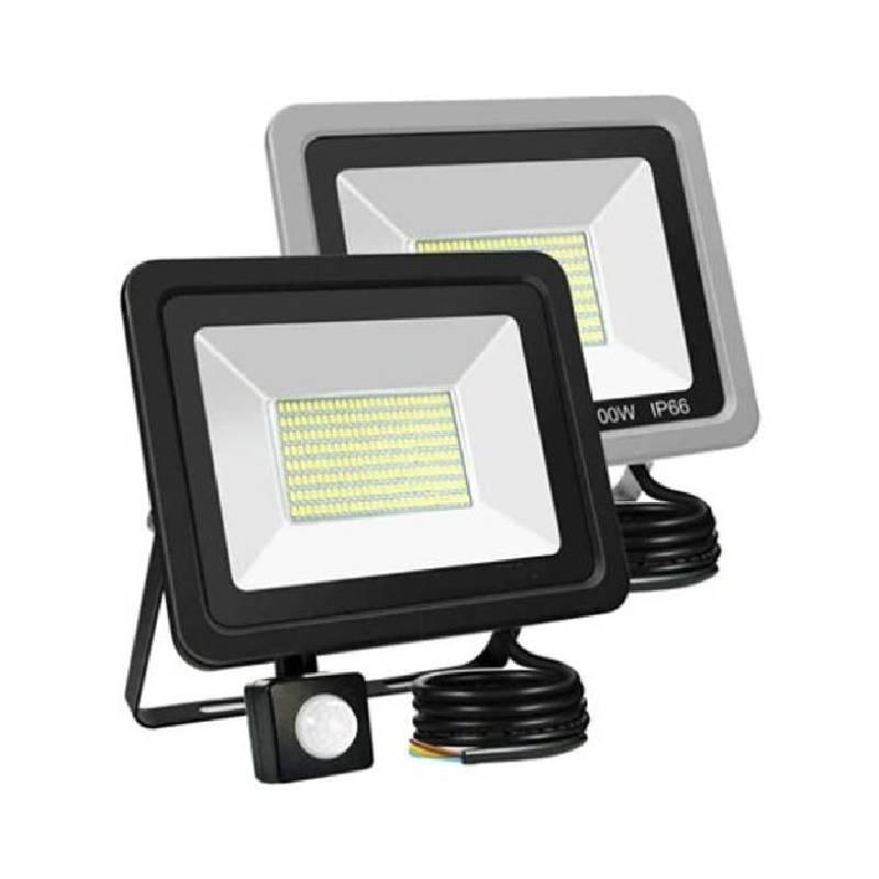 50w Led Waterproof Outdoor Courtyard White Light With Human Body Induction