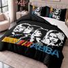 ABBA 3Pcs Bedding Set Duvet Cover With Two Pillowcases For Bedroom Home Decoration