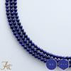 Necklace-compatible Eyeglass Chain Lapis Lazuli 2mm Beads Cut (glass Cord) Stylish Mens Womens Mask Birthstone Power Stone Natural Amulet Evil Gift