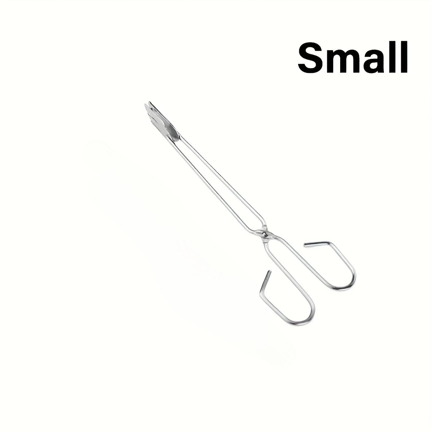 3PCS BBQ Tools Stainless Steel Kitchen Tong Scissors Type Grilled Food Clip Food Vegetable Meat Tongs Charcoal Clamp Frying Tong