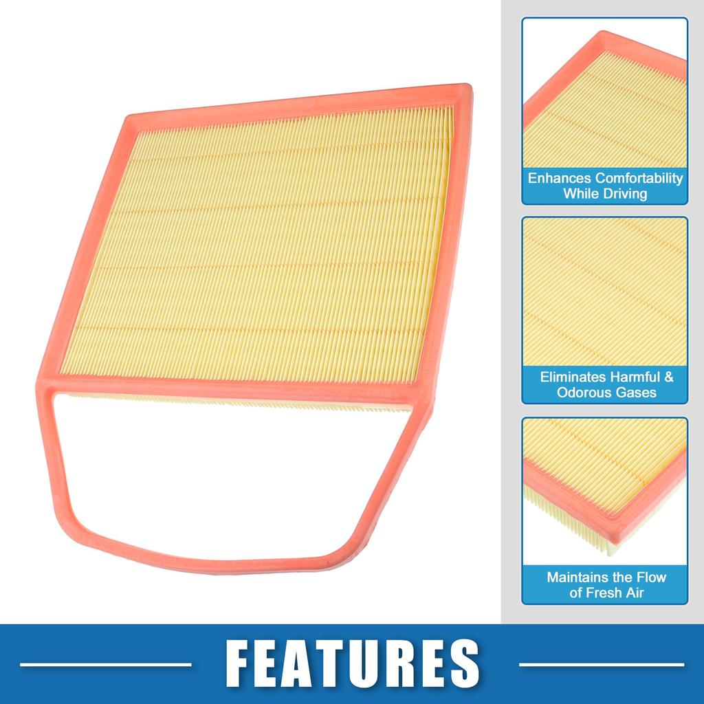 ABSOPRO Engine Air Filter 13717556961 for BMW 135i 335i 528i 535i and Z4 No. (2008-2011), (2007-2012), (2008-2010), (2008-2010), (2009-2016).