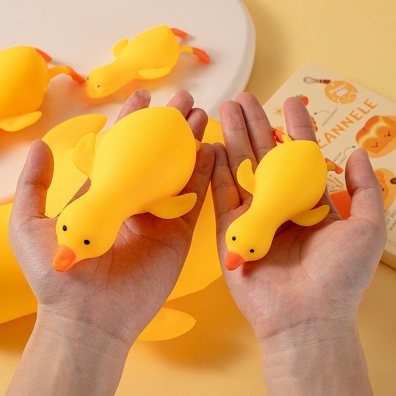 Squishy Duck Fidget Toy 1Pcs Cute Animal Squeeze Anti Stress Toy for Kids Adults Home Classroom Play