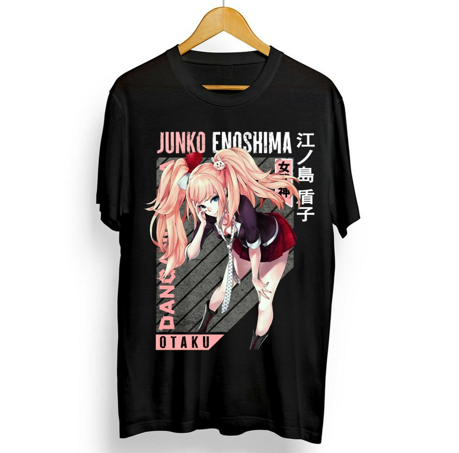 Danganronpa V3 JUNKO ENOSHIMA,Monokuma Fairy Kei Kawaii new unisex T-Shirt Mens Womens Tees Top 2XL