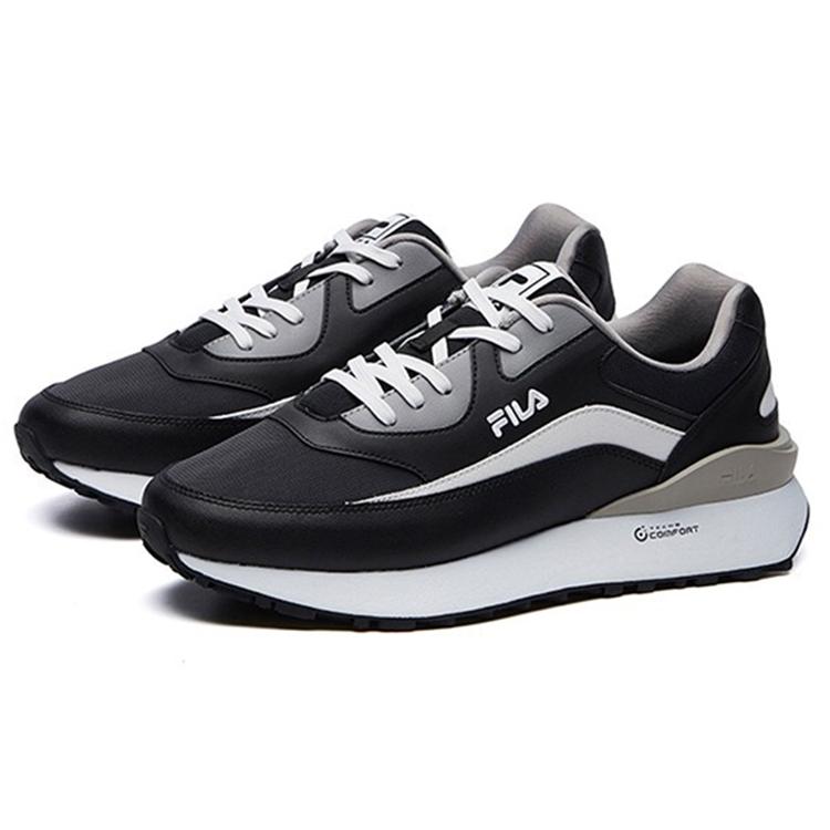 New FILA Jogger Low Top Running Shoes Men's Black Gray F12M111113FBN