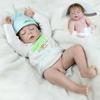 22 Inch Reborn Baby Doll Full Body Silicone Vinyl Realistic Newborn Boy Christmas Gift