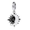 925 Silver Bat Witch Pumpkin Scream Skull  Spider Moon Bead Fit  Pan Charms Bracelet For Making Women Halloween Berloque
