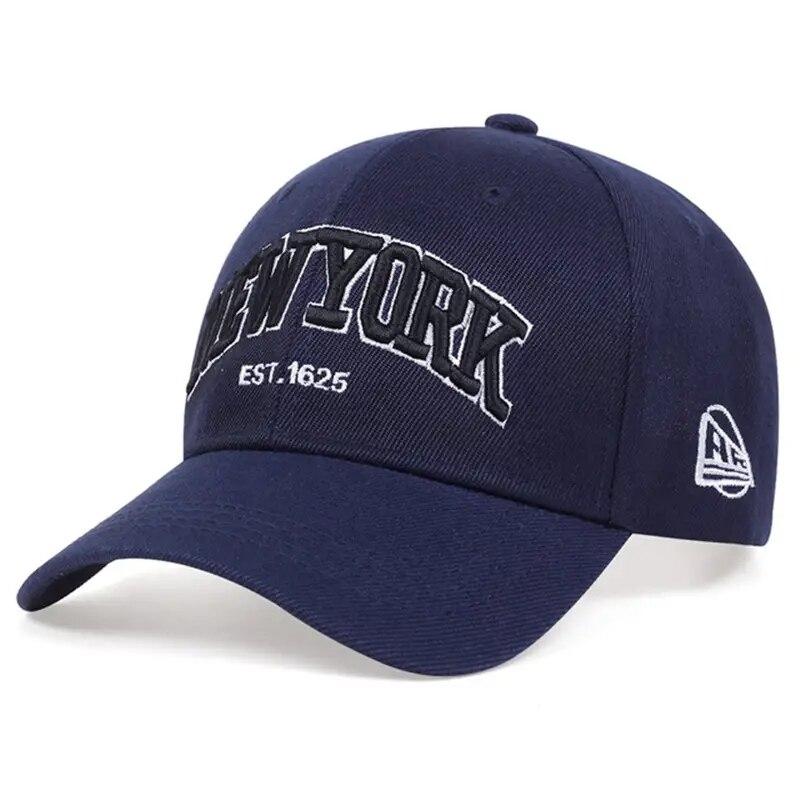 NewYork Letter Embroidery Baseball Caps Spring and Autumn Outdoor Adjustable Casual Hats Sunscreen Hat
