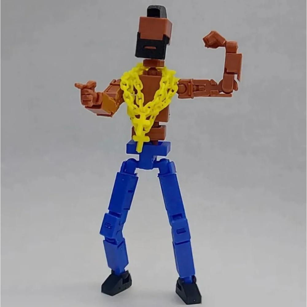Multi-Jointed Movable Shapeshift Robot Lucky 13 Figure Toys 3D Printed Mannequin Dummy Figure Kids Adults Parent-children Game