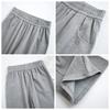 ! Autumn sweatpants women's high waist loose small casual sweatpants narrow wide leg straight pants
