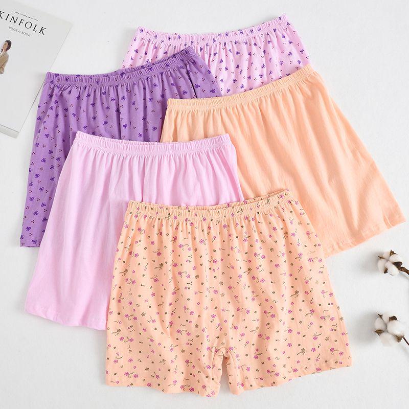 

Женские хлопковые боксеры с высокой посадкой - Шорты больших размеров для женщин среднего и пожилого возраста 105# (80-105 lbs)