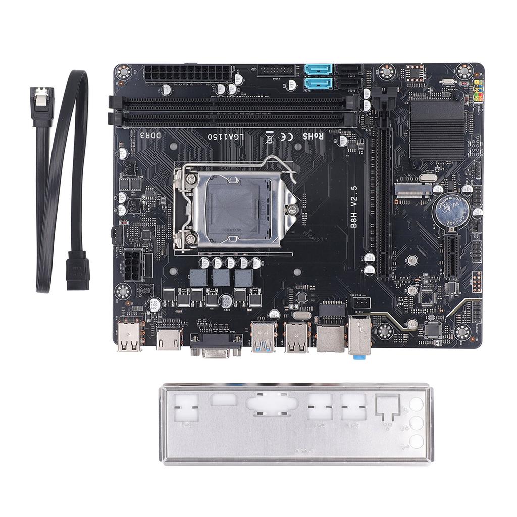 B8H H81 Computer Motherboard Dual DDR3 Channel Gaming Motherboard LGA1150 Computer Mainboard