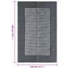 Outdoor Rug ARAKIL Gray 120x180 cm PP