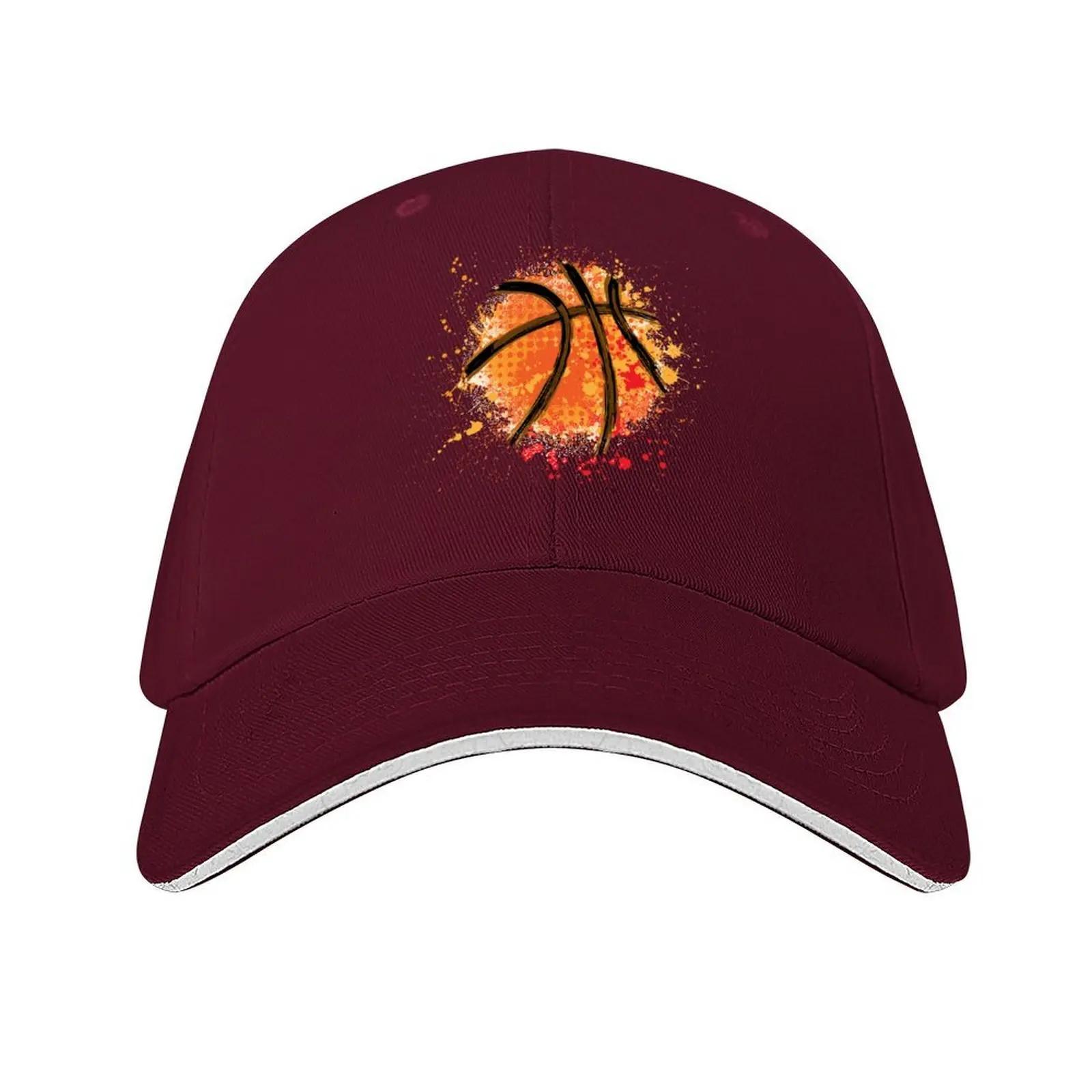 orange basketball Baseball Cap Snap Back Hat hiking hat Funny hats Military Tactical Cap Trucker Hats For Unisex Womens