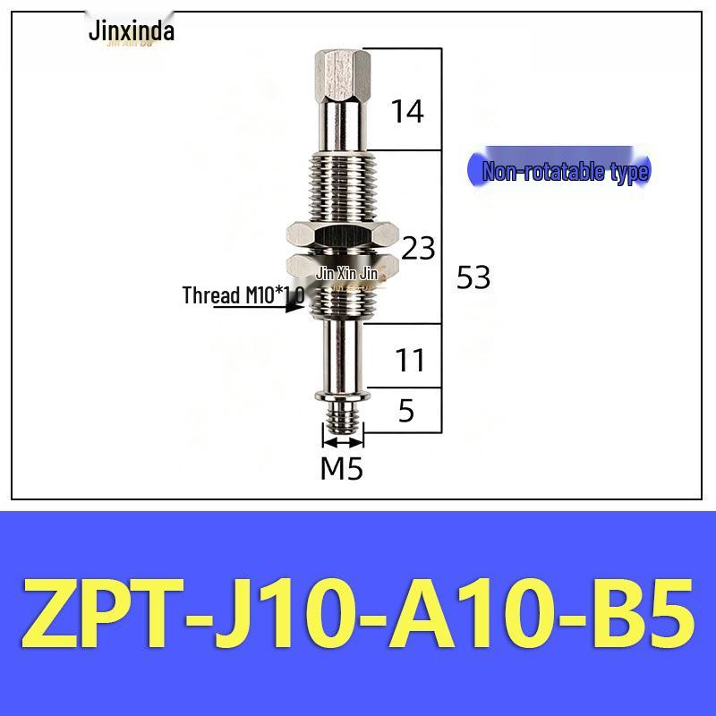 ZPT Vacuum Suction Cup Mini Fitting: Industrial Pneumatic Flat/Pointed Head Anti-Rotation Robotic Arm Holder.
