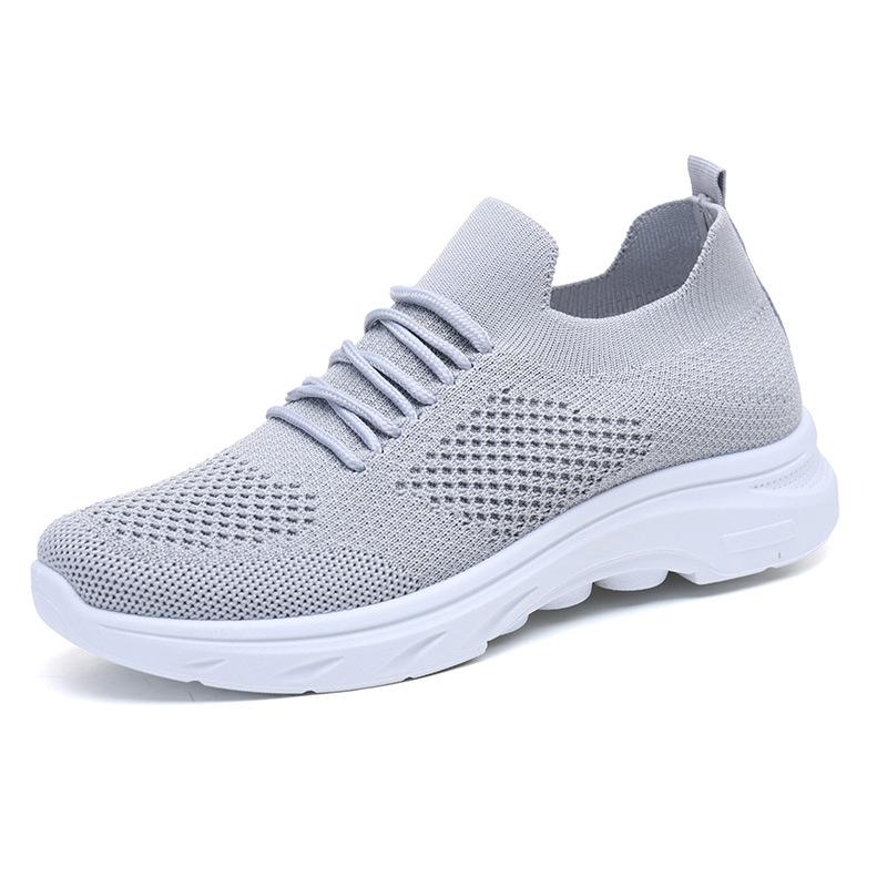 Shoes Women s Sneakers Women s Flying Weaving Women s Shoes Women s Shoes Lace-up Sports Running Shoes Women s Shoes 36