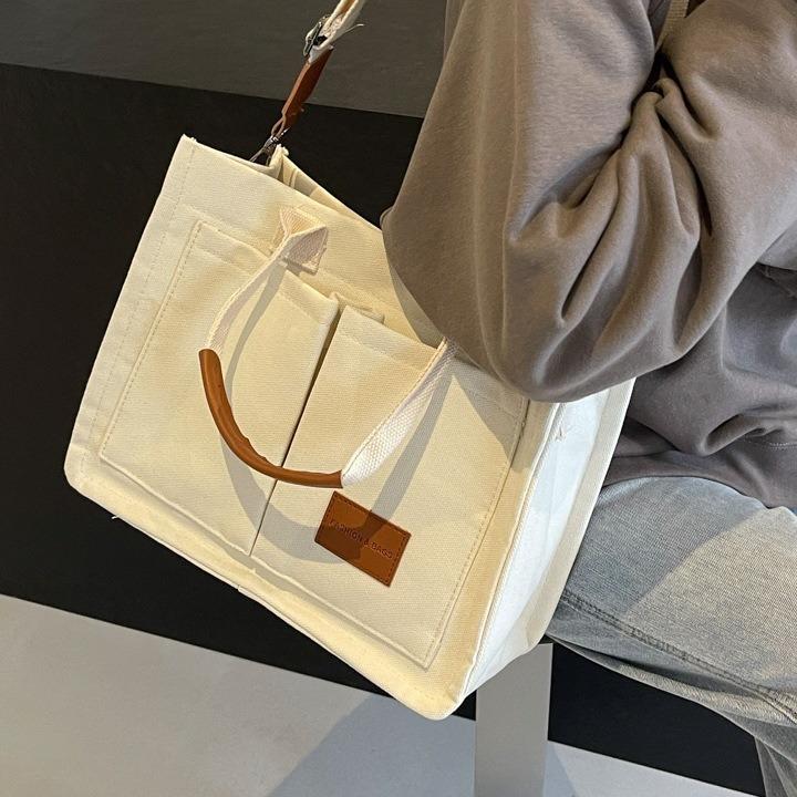 

Женская холщовая сумка, универсальная повседневная сумка через плечо