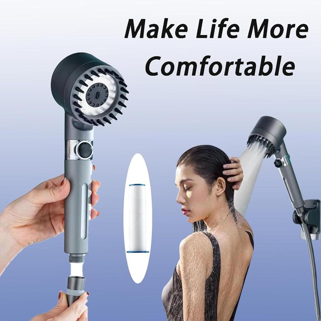 10 Pcs Ion Drops Shower Head Filters, Showerhead Filters, PP Cotton Replacement Cartridge, Suitable for Various Specifications of Shower Heads