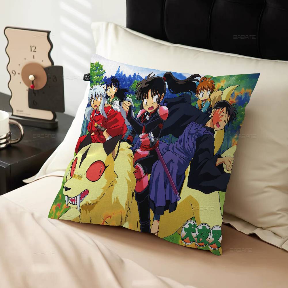 Inuyasha Anime Personalized Pillow Dust Cover Bedroom Kids Party Decoration Pillowcase Birthday Children Gift