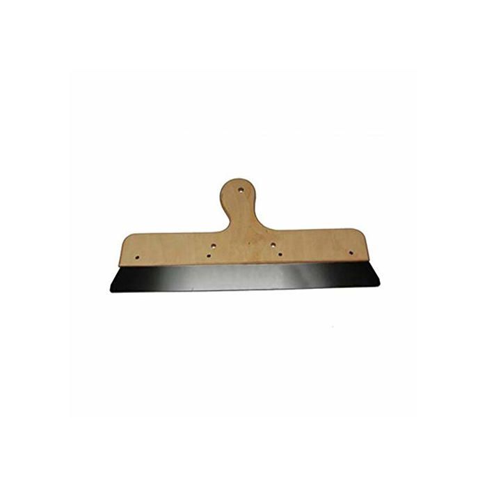Spatule - PEREL - 400 mm - Acier inoxydable - Poignée en bois - Couleur marron