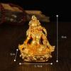 Tibetan Miniature Buddhist Figures Golden Engraved Variety Shapes Alloy Handicraft Tantric Home Gift Altars Desktop Decorative